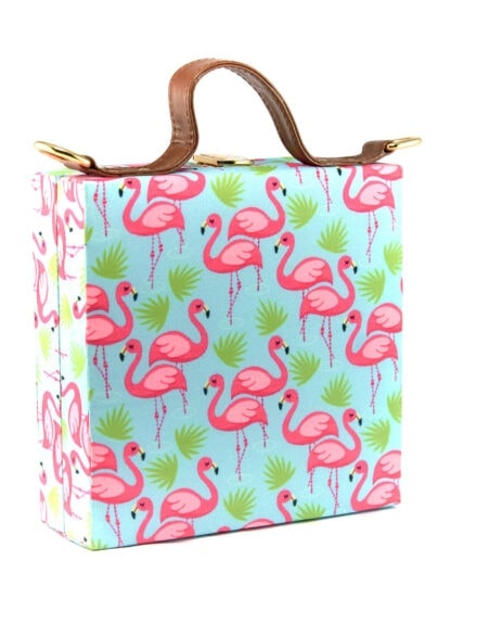 Flamingo clutch bag on sale