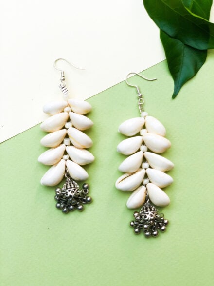NUAGE STERLING SILVER AND CLEAR GLASS EARRINGS — Jane D'Arensbourg