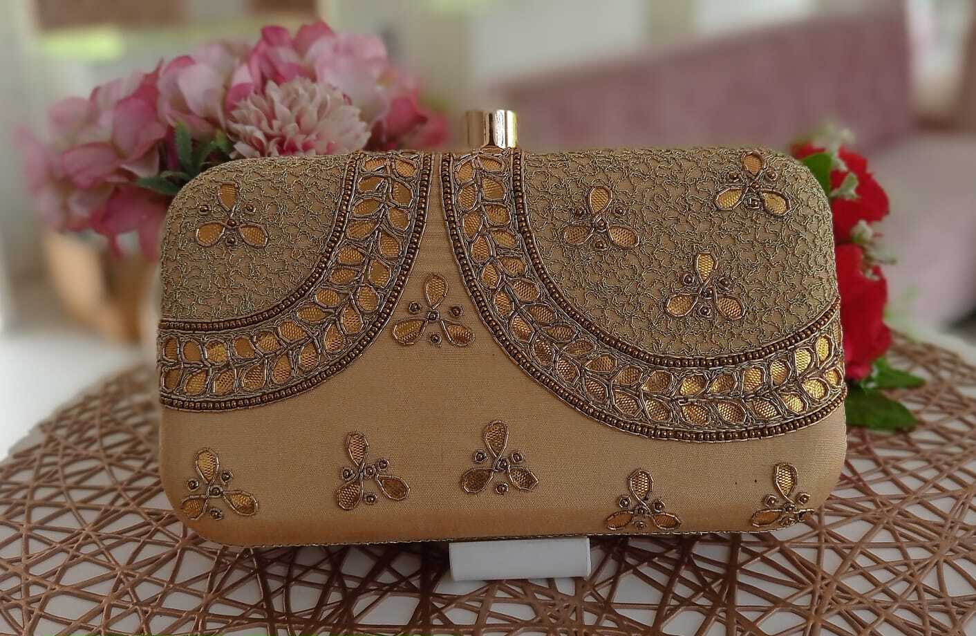 Buy Peora Clutch Purses for Women Wedding Handmade Evening Handbags Party Bridal  Clutch (C21GRN) Online