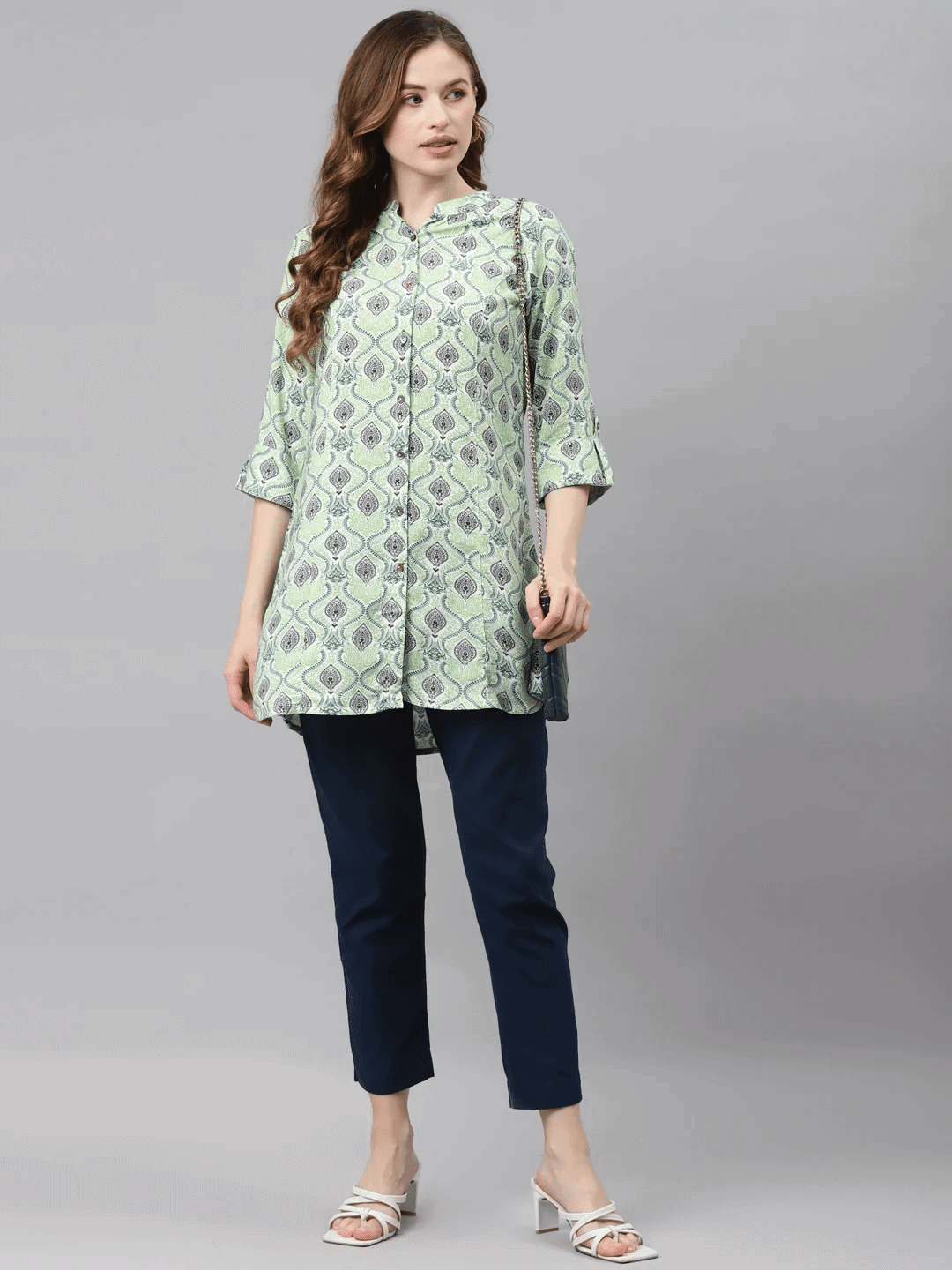 Rayon Floral Printed Short Kurti – Yash Gallery