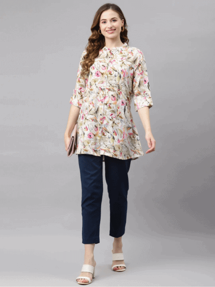 Indigo Purple Short Kurti – Local Nation