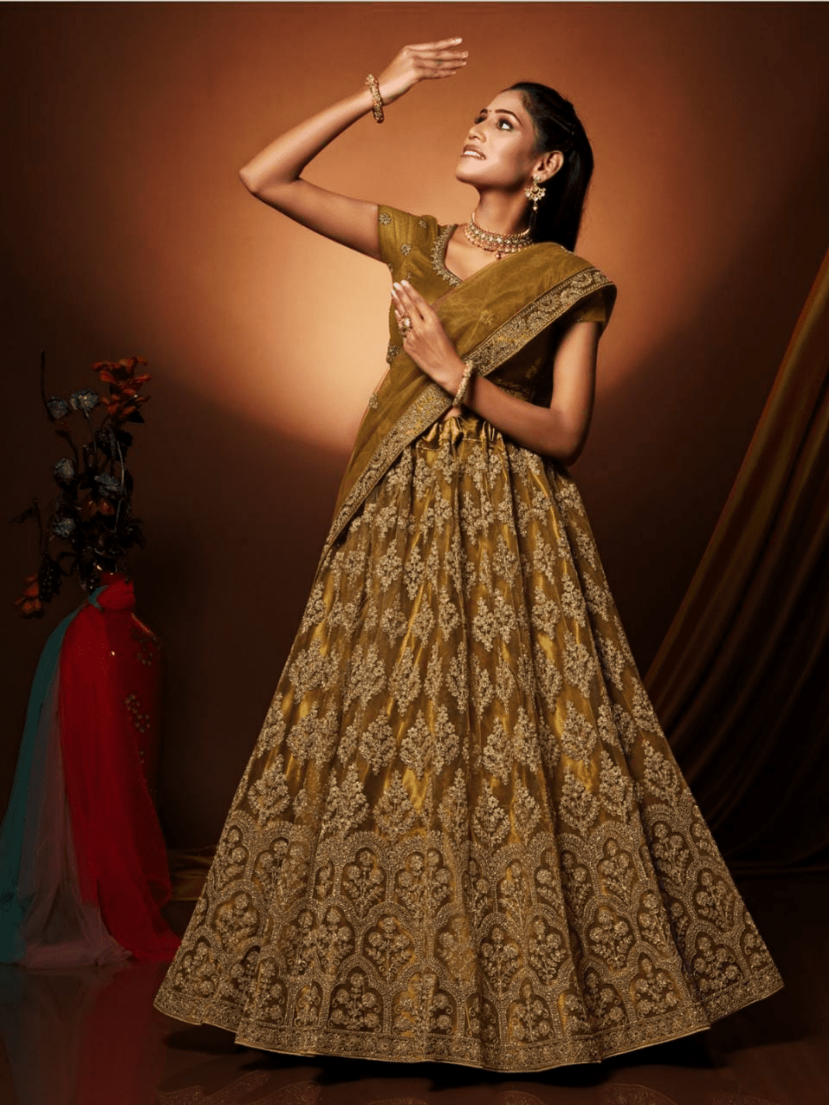 Lehenga Choli Online Shopping | Buy Lehenga USA | Wedding Lehenga Choli  USA: Brown