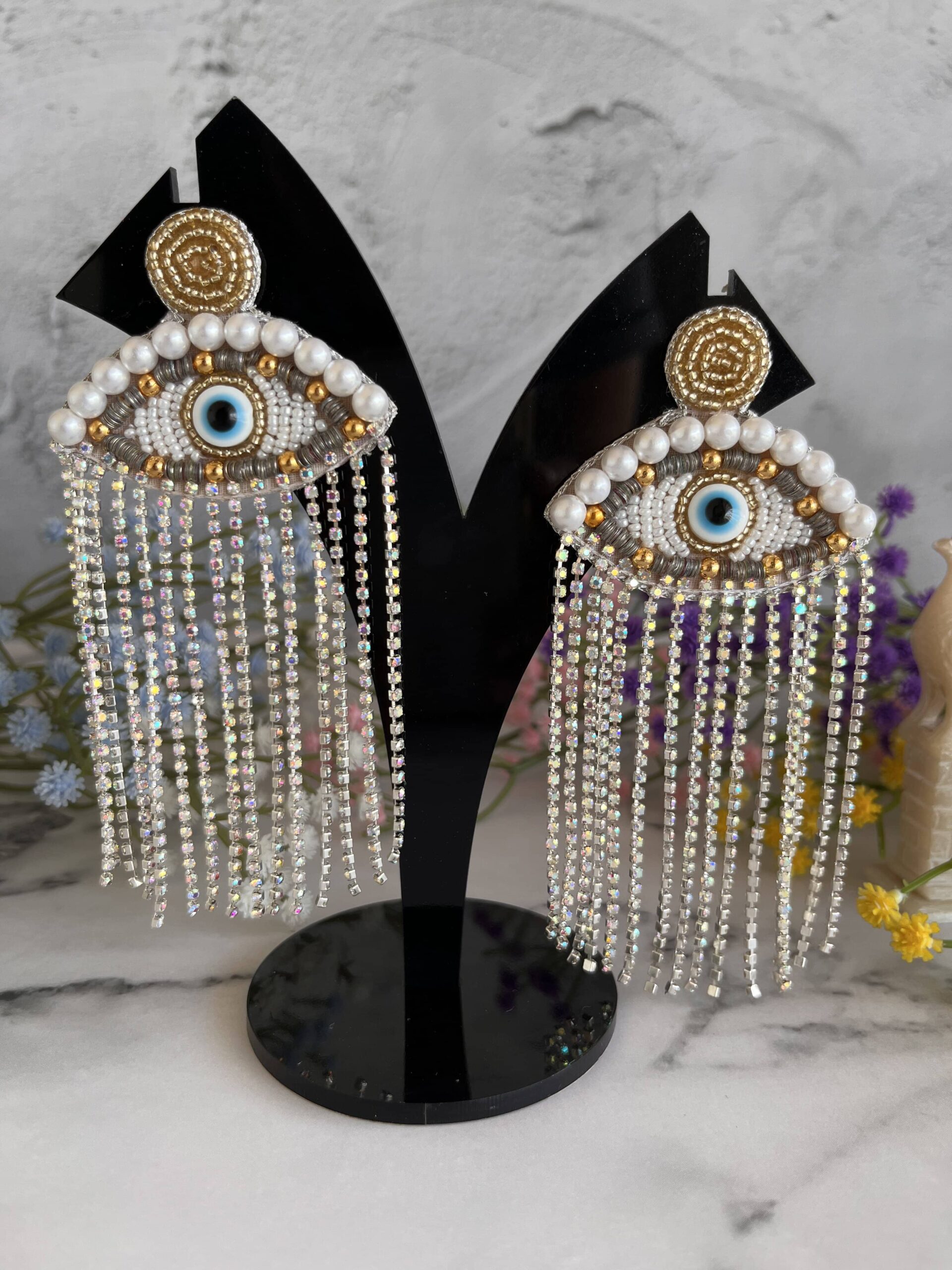 Doubnine Evil Eye Earrings Dangle Vintage Unique India | Ubuy