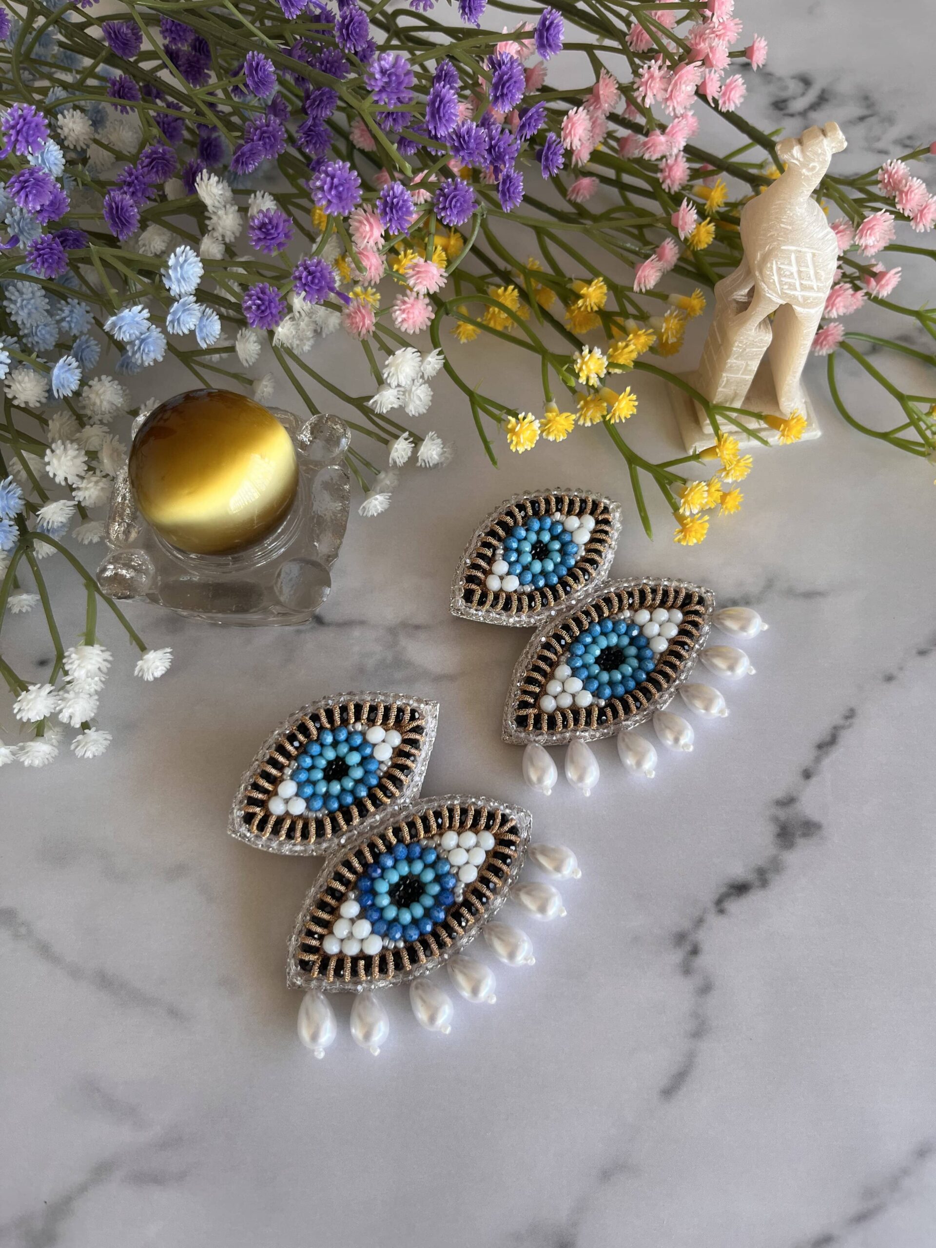 Evil Eye Earrings– Orafa Jewellery