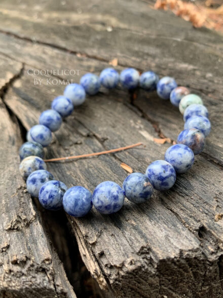 Mens Blue Gemstone Bracelet | by StoneRiverJewelry – Blue Stone River